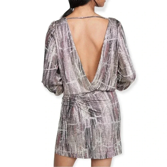 Ba&sh metallic Salina dress - Picture 2 of 14